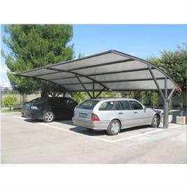 Under Light Weight Car Parking Structure