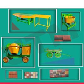 Automation Grade: Manual Mild Steel Cement Block Making Machine, For Construction, Capacity: 2000-2500 Blocks per hour