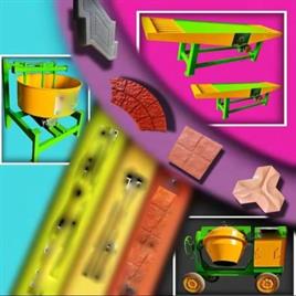 INTERLOCKING TILE MAKING MAHCINE IN BIHAR