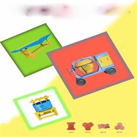 Mild Steel Designer Tiles Making Machine, For PAVER BLOCK