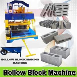 Mild Steel Semi Automatic Hollow Block Making Machine, For Construction, Capacity: 500-1000 Blocks per hour