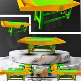 Concrete Table Vibrator, FOR MAKING PAVER BLOCKS, 300 Kg