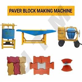 Mild Steel Cement paver tile Making Machine, For Industrial