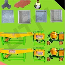 Manual PAVING BLOCK MAKING MAHCINE IN MADHYA PRADESH, Capacity: 2500 Blocks per Hour