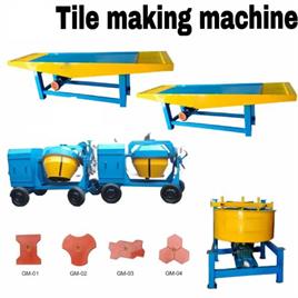 Mild Steel Cement Concrete Tiles Making Machine, Utm 0786, Capacity: 3000-4000