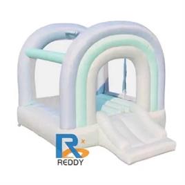 SRF 9x9 Feet Rainbow Theme Bouncy Castle