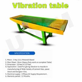 Utm Concrete Vibrating Table, For Industrial, Power: 6kW