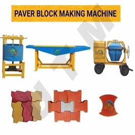 Mild Steel Paver Tiles Making Machine, For Industrial