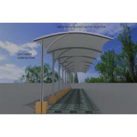 Pvc Tensile Walkway Structure