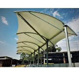 Walkway Covering Tensile Structure