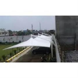 White Umbrella Car Parking Shed