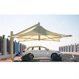 White Umbrella Car Parking Shed