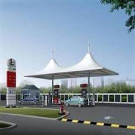 Tensile Petrol Pump Canopy