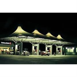 Tensile Petrol Pump Canopy