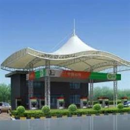 Tensile Petrol Pump Canopy