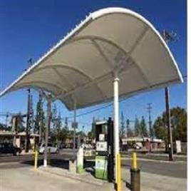 Tensile Petrol Pump Canopy