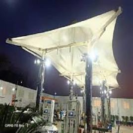 Tensile Petrol Pump Canopy