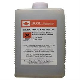 Electrolyte AE34 Etching & Marking Fluid | Chemical Etching Marking Electrolyte Solution - BOSE Signature