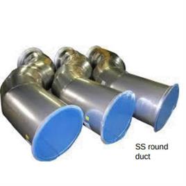 SS round duct