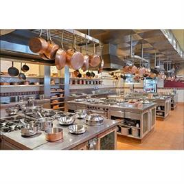 Stainless Steel Commercial Kitchen Setup