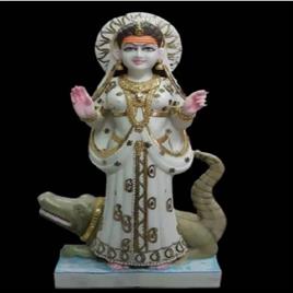 Marble Khodiyar Maa Murti 2 Feet