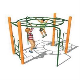 Plastic And Metal Jungle Gym Climber
