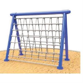 Plastic And Metal Outdoor Playground Net Climber