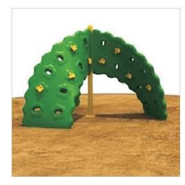 Outdoor Playground Plastic And Metal Play Ground Climber