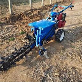 MECSTROKE BRAND MILD STEEL MINI TRENCH DIGGER MACHINE (WITH SINGLE CHAIN)