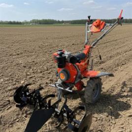 MECSTROKE BRAND 8HP DIESEL OPERATED ROTARY CULTIVATOR /POWER TILLER /WEEDER-173F WITH SINGLE SHOCKER