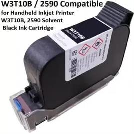 Pal W3T10B / 2590 For Handheld HP 2590 W3T10B Solvent Black Ink Cartridge
