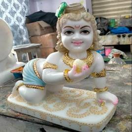 Marble Laddu Gopal Statue