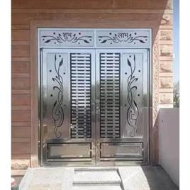 Modern Stainless Steel Swing Main Gate
