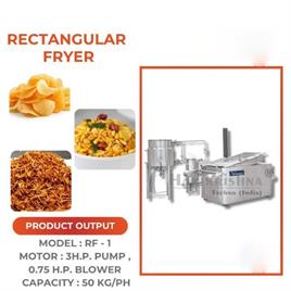Rectangular Fryer Machine, 4 HP