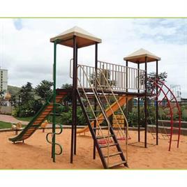 Multi play station kids park equipment