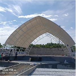 Basketball stadium tensile