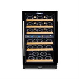 Dual Temperature Zone Wine Cooler - 30 bottles