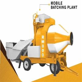 Mini Mobile Reversible Concrete Batching Plant, Rm 800