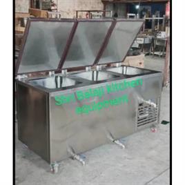 Milk tank freezer