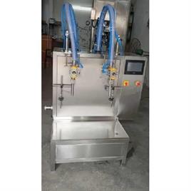 Semi-Automatic Servo Based 2 Head Liquid Bottle Filling Machinery