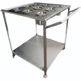 Stainless Steel Masala Trolley