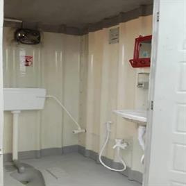 Prefabricated Indian Bio Toilet Cabin With Digester Tank