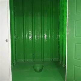 Prefabricated Indian Bio Toilet Cabin With Digester Tank