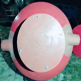 FRP Red Biodigester Tank