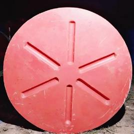 FRP Red Biodigester Tank