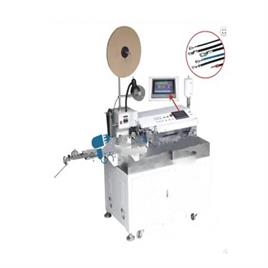 Fully Automatic Single Head Wire Cutting Stripping Twisting Tinning and Crimping Machine