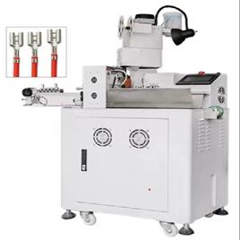Fully Automatic Single Head Wire Cutting Stripping Twisting Tinning and Crimping Machine