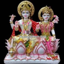Marble Laxmi Narayan Statue, Temple