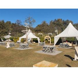 PVC Tensile Pagoda 3 mtr*3 mtr