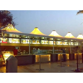 PVC Tensile Pagoda 3 mtr*3 mtr